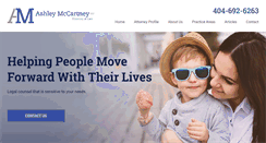 Desktop Screenshot of mccartneylawfirm.com